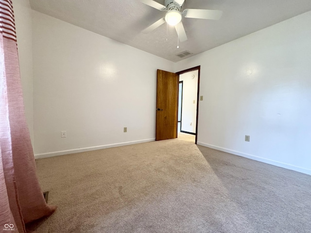 100 Justin Dr, Mooresville, IN 46158 - empty room with ceiling fan and carpet flooring