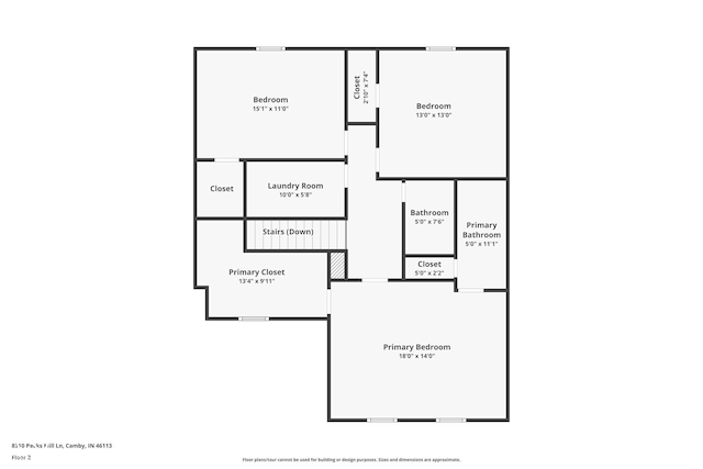 8310 Becks Mill Ln, Indianapolis, IN 46113 - view of floor plan / room layout