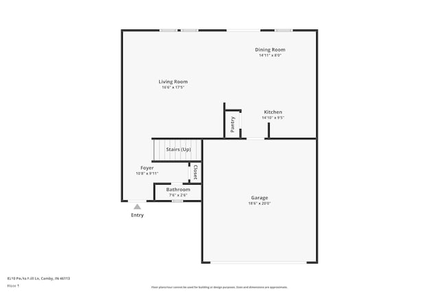 8310 Becks Mill Ln, Indianapolis, IN 46113 - view of room layout