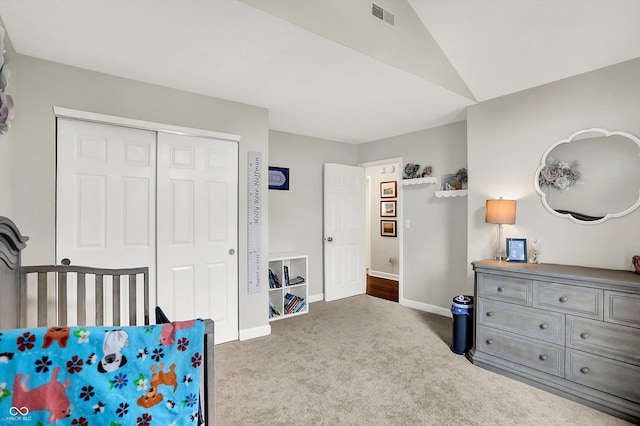 9653 Cypress Way, Carmel, IN 46032 - bedroom featuring carpet flooring and a closet