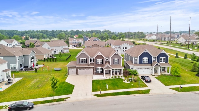 10811 Wild Orchard Ln, Indianapolis, IN 46239 - aerial perspective of suburban area