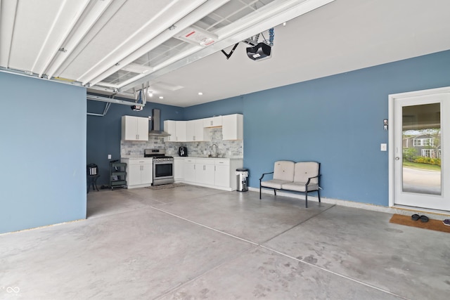 10811 Wild Orchard Ln, Indianapolis, IN 46239 - garage featuring a garage door opener