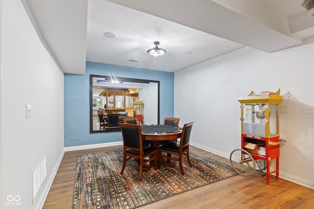4396 W Eagle Trce, New Palestine, IN 46163 - dining room with wood finished floors and baseboards