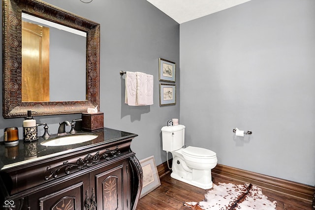 11557 Willow Springs Dr, Zionsville, IN 46077 - bathroom with vanity and wood finished floors