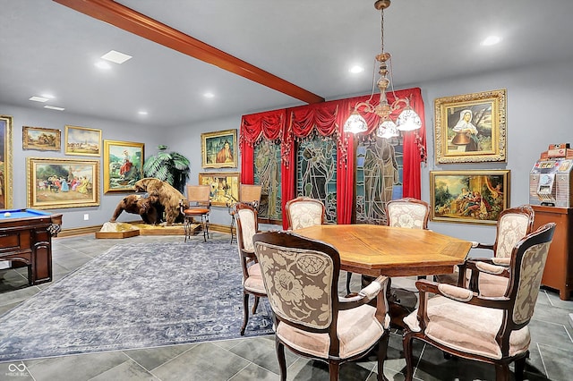 11557 Willow Springs Dr, Zionsville, IN 46077 - dining room featuring recessed lighting