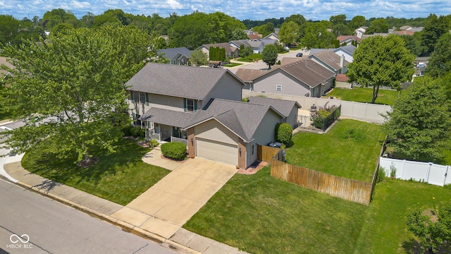 2872 N Prairie Stream Way, Columbus, IN 47203 - aerial perspective of suburban area
