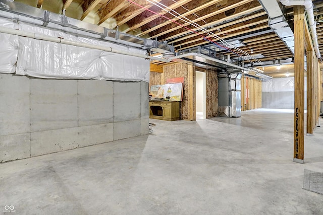 12839 Bird Cage, Carmel, IN 46032 - unfinished basement featuring heating unit