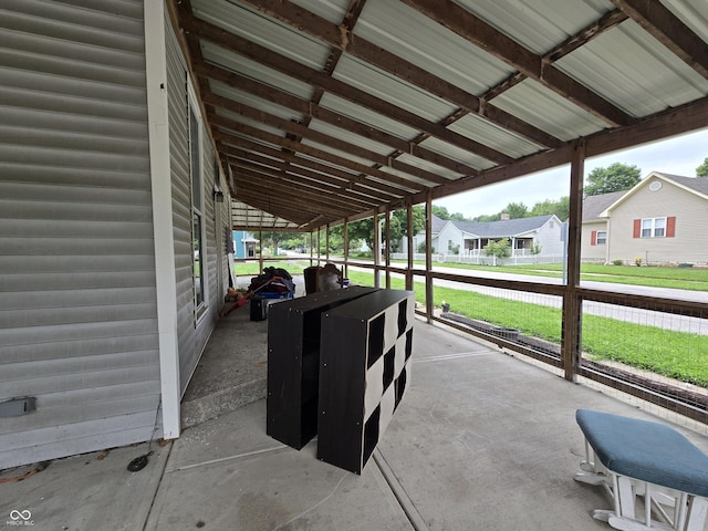 209 N Middle St, Spencer, IN 47460 - view of patio with a residential view