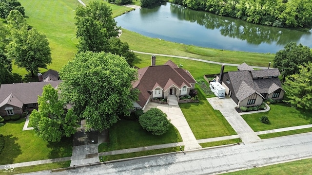 1326 Pebble Brook Dr, Noblesville, IN 46062 - view from above of property with a nearby body of water