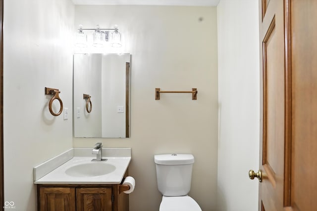 1326 Pebble Brook Dr, Noblesville, IN 46062 - half bathroom with vanity and toilet
