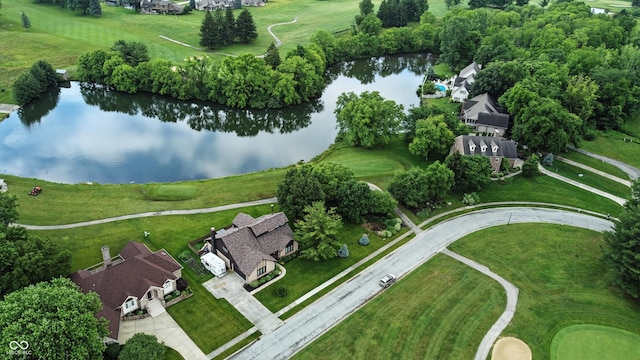 1326 Pebble Brook Dr, Noblesville, IN 46062 - view of property location with a large body of water and nearby suburban area