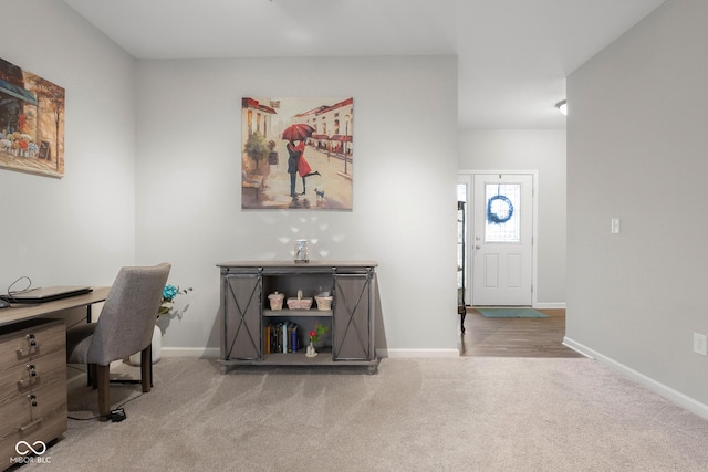 2421 Creek Bank Dr, Columbus, IN 47201 - carpeted office space with baseboards