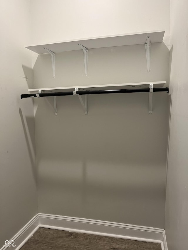 319 HST W 10th St, Anderson, IN 46016 - spacious closet with wood finished floors