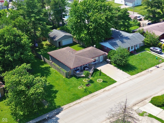 2610 Caroline Ave, Indianapolis, IN 46218 - aerial perspective of suburban area