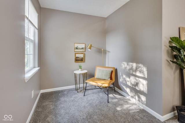 2289 Salem Park Dr, Indianapolis, IN 46239 - sitting room with carpet flooring and baseboards