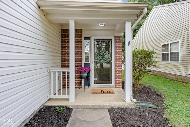 2289 Salem Park Dr, Indianapolis, IN 46239 - entrance to property with brick siding