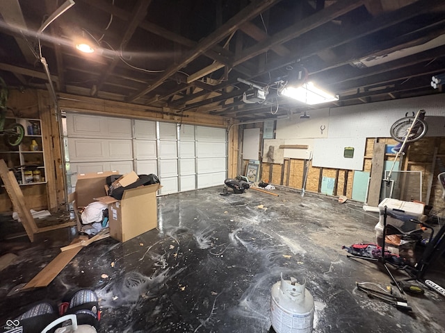 917 N Rural St, Indianapolis, IN 46201 - garage featuring a garage door opener