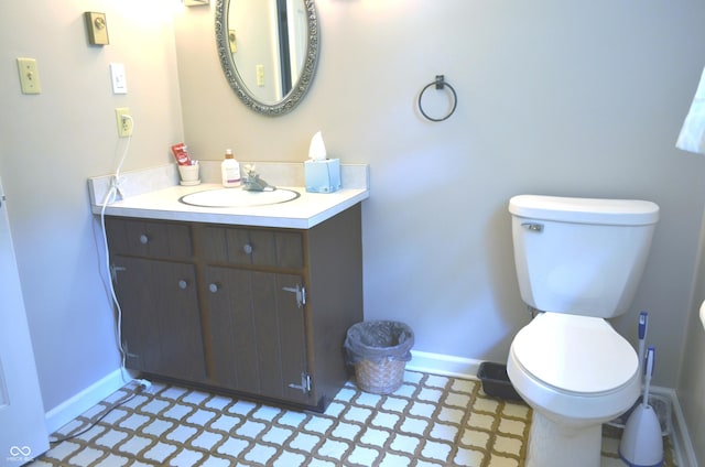 3115 E 400 S, Anderson, IN 46017 - bathroom featuring tile patterned floors and vanity