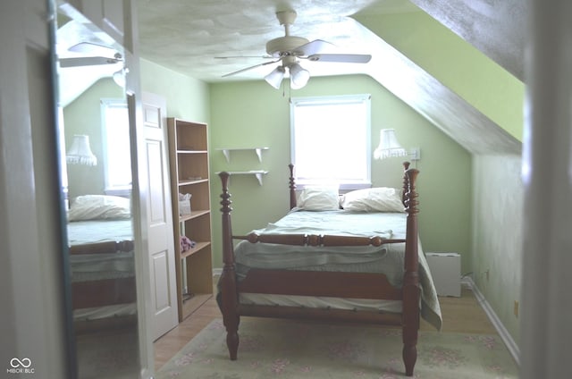 3115 E 400 S, Anderson, IN 46017 - bedroom with ceiling fan and wood finished floors