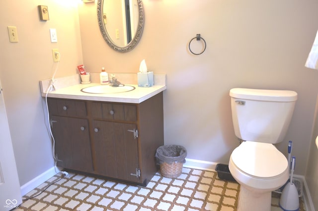 3115 E 400 S, Anderson, IN 46017 - bathroom featuring tile patterned floors and vanity