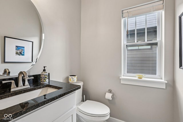 2105 Granville Dr, Westfield, IN 46074 - half bath featuring vanity and toilet