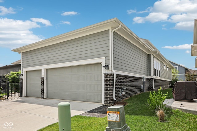 2105 Granville Dr, Westfield, IN 46074 - view of side of home featuring brick siding