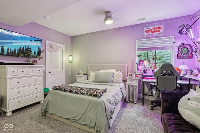 2105 Granville Dr, Westfield, IN 46074 - carpeted bedroom featuring radiator