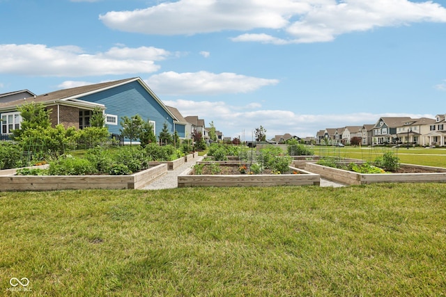2105 Granville Dr, Westfield, IN 46074 - view of grassy yard featuring a garden and a residential view