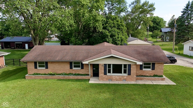 771 Doran Ave, Shelbyville, IN 46176 - view of front of property with brick siding and roof with shingles