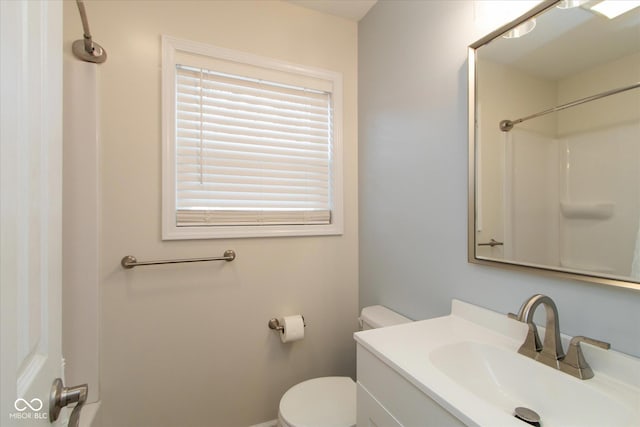 717 Berkeley Dr, Shelbyville, IN 46176 - bathroom featuring vanity and a shower