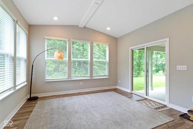 15546 Senita Ln, Fishers, IN 46037 - unfurnished room with dark wood-style flooring and plenty of natural light