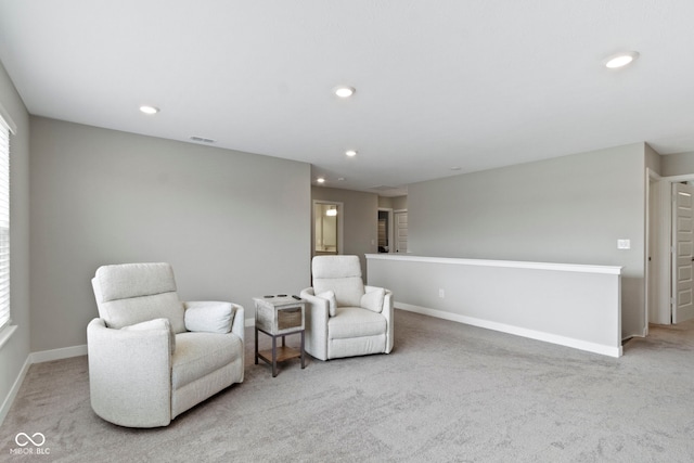 15546 Senita Ln, Fishers, IN 46037 - living area with carpet and recessed lighting