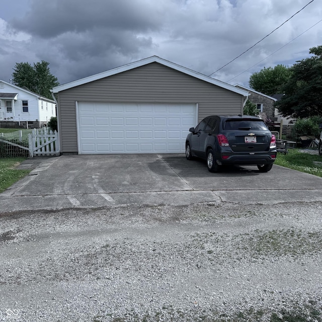 206 W 2nd St, Greensburg, IN 47240 - view of detached garage