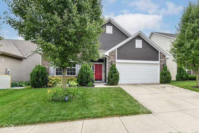 561 Farnham Dr, Westfield, IN 46074 - traditional-style home with an attached garage, a front yard, and concrete driveway
