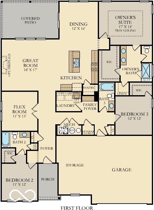 17030 Daly Dr, Noblesville, IN 46062 - view of property floor plan