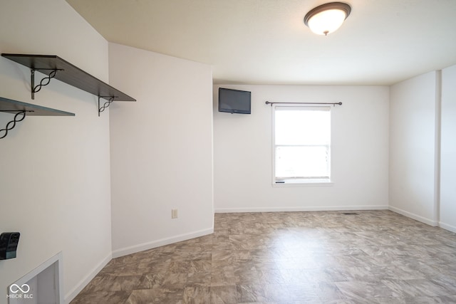 6471 W Clearview Dr, Mccordsville, IN 46055 - unfurnished room with baseboards and tile patterned floors