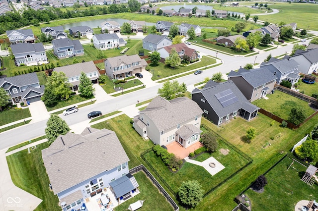 6471 W Clearview Dr, Mccordsville, IN 46055 - aerial perspective of suburban area with a large body of water