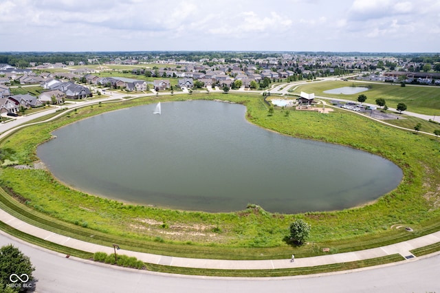 6471 W Clearview Dr, Mccordsville, IN 46055 - aerial perspective of suburban area with a large body of water