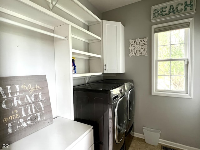 13895 Cloverfield Cir, Fishers, IN 46038 - laundry area featuring washer and dryer and cabinet space