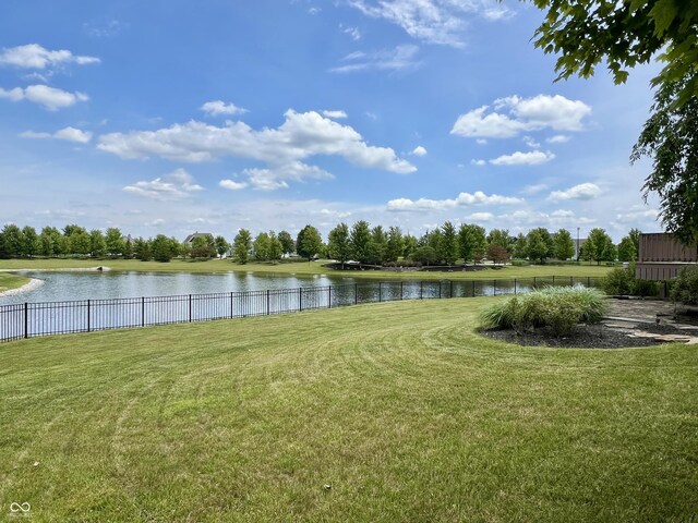 13895 Cloverfield Cir, Fishers, IN 46038 - view of yard with a water view