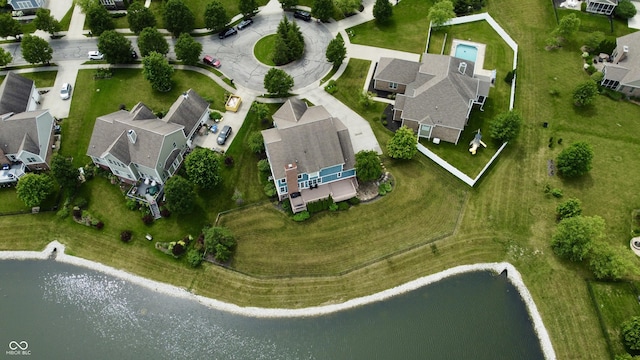 13895 Cloverfield Cir, Fishers, IN 46038 - aerial view of property's location featuring nearby suburban area and a large body of water