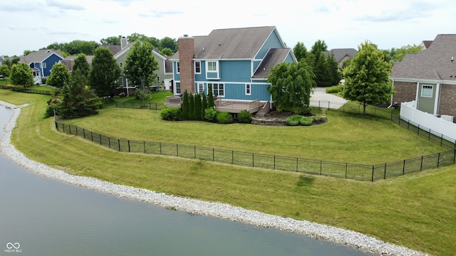 13895 Cloverfield Cir, Fishers, IN 46038 - view of subject property with a nearby body of water