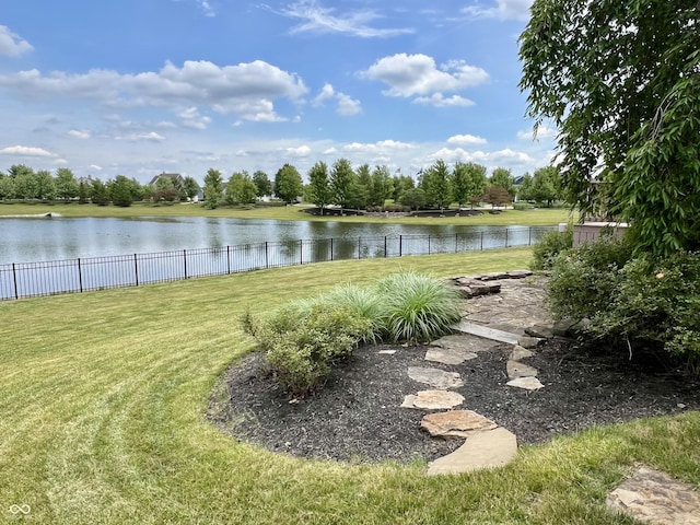 13895 Cloverfield Cir, Fishers, IN 46038 - view of yard with a water view