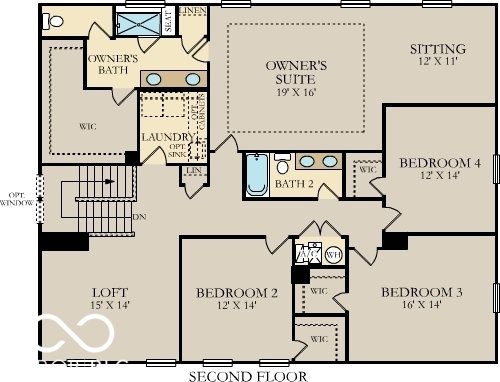 17050 Daly Dr, Noblesville, IN 46062 - view of floor plan / room layout