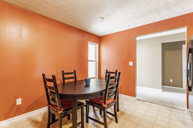 3872 Dusty Sands Rd, Whitestown, IN 46075 - dining space with light floors and a textured ceiling