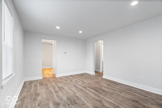 4310 Crittenden Ave, Indianapolis, IN 46205 - spare room with recessed lighting and wood finished floors