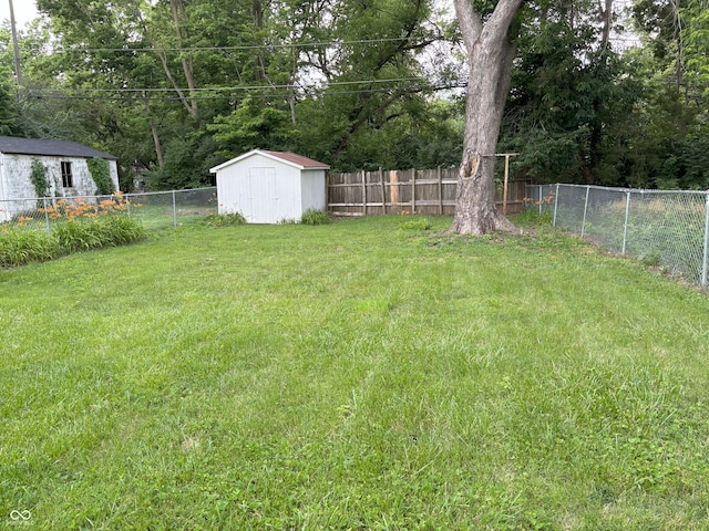 4310 Crittenden Ave, Indianapolis, IN 46205 - fenced backyard featuring a shed