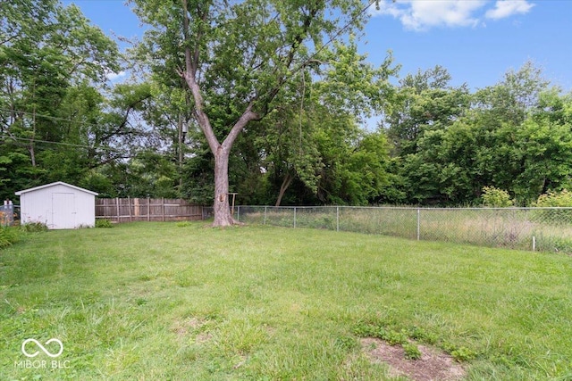 4310 Crittenden Ave, Indianapolis, IN 46205 - fenced backyard with a shed