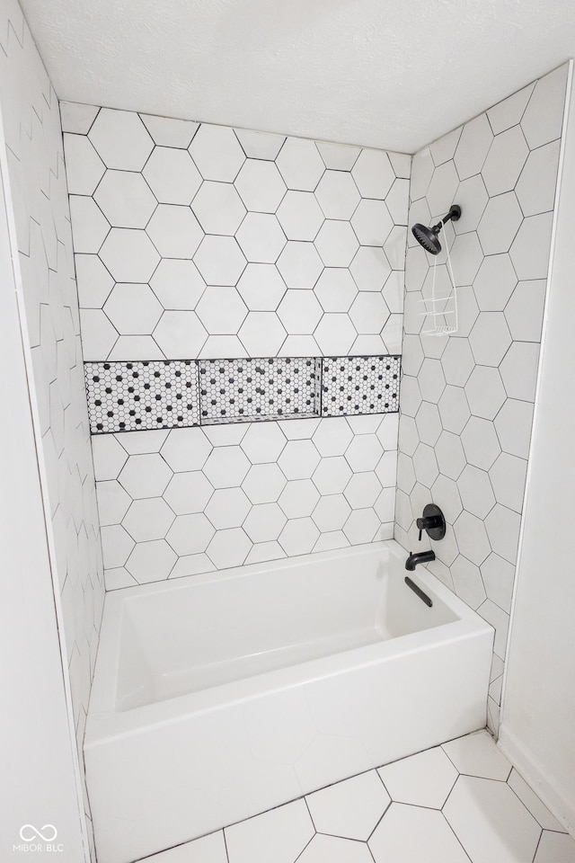 7493 W Lane Rd, Mccordsville, IN 46055 - bathroom featuring tile patterned floors and shower / tub combination