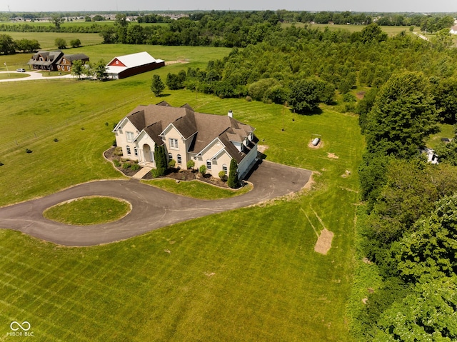7493 W Lane Rd, Mccordsville, IN 46055 - overview of rural landscape